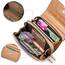 Roulens Klein Handy Umhängetasche,Damen Kleine Umhängetasche, Veganes Leder Crossbody Schultertasche Reisepass Handytasche mit Kartenschlitz Verstellbar Abnehmbar Schultergurt