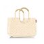 reisenthel loopshopper L leo vanilla – Stabile Tasche mit praktischen Fächern aus recycelten PET-Flaschen – Charmantes und wasserabweisendes Design