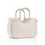 reisenthel loopshopper L teddy sand – Stabile Tasche mit praktischen Fächern aus recycelten PET-Flaschen – Charmantes und wasserabweisendes Design