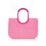reisenthel loopshopper L frame twist pink – Stabile Tasche mit praktischen Fächern aus recycelten PET-Flaschen – Charmantes und wasserabweisendes Design