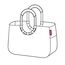 reisenthel loopshopper L Stabile Tasche mit praktischen Fächern aus recycelten PET-Flaschen Charmantes und wasserabweisendes Design, Farbe:florist peach