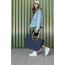 reisenthel loopshopper L midnight gold – Stabile Tasche mit praktischen Fächern aus recycelten PET-Flaschen – Charmantes und wasserabweisendes Design