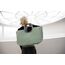 reisenthel loopshopper L frame twist sage – Stabile Tasche mit praktischen Fächern aus recycelten PET-Flaschen – Charmantes und wasserabweisendes Design