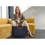 reisenthel loopshopper L midnight gold – Stabile Tasche mit praktischen Fächern aus recycelten PET-Flaschen – Charmantes und wasserabweisendes Design