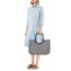 reisenthel loopshopper L twist silver - Stabile Shoppingtasche oder Handtasche mit praktischen Fächern aus recycelten PET-Flaschen
