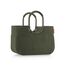 reisenthel loopshopper L cord dark matcha – Stabile Tasche mit praktischen Fächern aus recycelten PET-Flaschen – Charmantes und wasserabweisendes Design