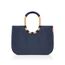 reisenthel loopshopper L midnight gold – Stabile Tasche mit praktischen Fächern aus recycelten PET-Flaschen – Charmantes und wasserabweisendes Design