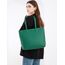 MEEGIRL Damen Henkeltaschen, Einfache Handtaschen PU Leder Tote Shopper Bag für Arbeit, Schule, Einkauf mit Reißverschluss und Innentasche (Dark Green)