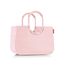 reisenthel loopshopper L frame twist blush – Stabile Tasche mit praktischen Fächern aus recycelten PET-Flaschen – Charmantes und wasserabweisendes Design