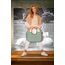 reisenthel loopshopper L frame twist sage – Stabile Tasche mit praktischen Fächern aus recycelten PET-Flaschen – Charmantes und wasserabweisendes Design