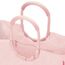 reisenthel loopshopper L frame twist blush – Stabile Tasche mit praktischen Fächern aus recycelten PET-Flaschen – Charmantes und wasserabweisendes Design