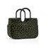 reisenthel loopshopper L teddy leo olive – Stabile Tasche mit praktischen Fächern aus recycelten PET-Flaschen – Charmantes und wasserabweisendes Design