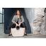 reisenthel loopshopper L teddy sand – Stabile Tasche mit praktischen Fächern aus recycelten PET-Flaschen – Charmantes und wasserabweisendes Design