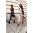 reisenthel loopshopper L jacquard brown – Stabile Tasche mit praktischen Fächern aus recycelten PET-Flaschen – Charmantes und wasserabweisendes Design