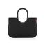 reisenthel loopshopper L mesh black – Stabile Tasche mit praktischen Fächern aus recycelten PET-Flaschen – Charmantes und wasserabweisendes Design