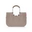 reisenthel loopshopper L herringbone mokka – Stabile Tasche mit praktischen Fächern aus recycelten PET-Flaschen – Charmantes und wasserabweisendes Design
