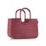 reisenthel loopshopper L twist maroon – Stabile Tasche mit praktischen Fächern aus recycelten PET-Flaschen – Charmantes und wasserabweisendes Design