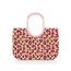reisenthel loopshopper L smiley leo blush – Stabile Tasche mit praktischen Fächern aus recycelten PET-Flaschen – Charmantes und wasserabweisendes Design
