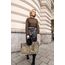 reisenthel loopshopper L jacquard brown – Stabile Tasche mit praktischen Fächern aus recycelten PET-Flaschen – Charmantes und wasserabweisendes Design