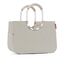 reisenthel loopshopper L herringbone sand – Stabile Tasche mit praktischen Fächern aus recycelten PET-Flaschen – Charmantes und wasserabweisendes Design