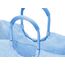 reisenthel loopshopper L frame twist powder blue – Stabile Tasche mit praktischen Fächern aus recycelten PET-Flaschen – Charmantes und wasserabweisendes Design