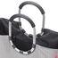 reisenthel Einkaufstasche - 46 x 34 cm - Grau - Schwarz - Polyester - Aluminium - ringförmige Tragegriffe