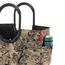 reisenthel loopshopper L jacquard brown – Stabile Tasche mit praktischen Fächern aus recycelten PET-Flaschen – Charmantes und wasserabweisendes Design