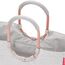 reisenthel loopshopper L Stabile Tasche mit praktischen Fächern aus recycelten PET-Flaschen Charmantes und wasserabweisendes Design, Farbe:twist azure