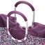 reisenthel loopshopper L Stabile Tasche mit praktischen Fächern aus recycelten PET-Flaschen Charmantes und wasserabweisendes Design, Farbe:viola mauve