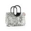 reisenthel loopshopper L jacquard grey – Stabile Tasche mit praktischen Fächern aus recycelten PET-Flaschen – Charmantes und wasserabweisendes Design