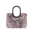 reisenthel loopshopper L jacquard rose – Stabile Tasche mit praktischen Fächern aus recycelten PET-Flaschen – Charmantes und wasserabweisendes Design