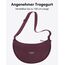 LARKSON Crossbody Bag Damen & Herren Rot - Solveig Medium - Umhängetasche im Halbmond Style - Halbrunde Schultertasche - Moon Bag Design - Wasserabweisend