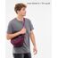 LARKSON Crossbody Bag Damen & Herren Rot - Solveig Small - Umhängetasche im Halbmond Style - Halbrunde Schultertasche - Moon Bag Design - Wasserabweisend