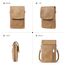 BOSTANTEN Klein Handytasche zum Umhängen, PU Leder Handy Umhängetasche Damen, Handytasche mit Geldbörse zum Umhängen, handtasche damen umhängetasche für Designer Braun