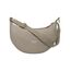 LARKSON Crossbody Bag Damen & Herren Grau - Solveig Medium - Umhängetasche im Halbmond Style - Halbrunde Schultertasche - Moon Bag Design - Wasserabweisend
