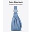 LARKSON Crossbody Bag Damen & Herren Blau - Solveig Small - Umhängetasche im Halbmond Style - Halbrunde Schultertasche - Moon Bag Design - Wasserabweisend