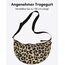 LARKSON Crossbody Bag Damen & Herren Beige Leo - Solveig Medium - Umhängetasche im Halbmond Style - Halbrunde Schultertasche - Moon Bag Design - Wasserabweisend
