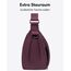 LARKSON Crossbody Bag Damen & Herren Rot - Solveig Medium - Umhängetasche im Halbmond Style - Halbrunde Schultertasche - Moon Bag Design - Wasserabweisend