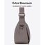 LARKSON Crossbody Bag Damen & Herren Braun - Solveig Small - Umhängetasche im Halbmond Style - Halbrunde Schultertasche - Moon Bag Design - Wasserabweisend
