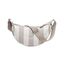 LARKSON Crossbody Bag Damen & Herren Beige Gestreift - Solveig Small - Umhängetasche im Halbmond Style - Halbrunde Schultertasche - Moon Bag Design - Wasserabweisend