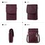 BOSTANTEN Klein Handytasche zum Umhängen, PU Leder Handy Umhängetasche Damen, Handytasche mit Geldbörse zum Umhängen, handtasche damen umhängetasche für Designer Rot