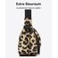 LARKSON Crossbody Bag Damen & Herren Beige Leo - Solveig Small - Umhängetasche im Halbmond Style - Halbrunde Schultertasche - Moon Bag Design - Wasserabweisend