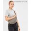 LARKSON Crossbody Bag Damen & Herren Grau - Solveig Small - Umhängetasche im Halbmond Style - Halbrunde Schultertasche - Moon Bag Design - Wasserabweisend