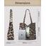 Prite Handtasche Damen Tote Bag Shopper Groß Umhängetasche Cord Beuteltasche Stofftasche für College Schule Arbeit Reisen Einkaufen