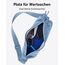 LARKSON Crossbody Bag Damen & Herren Blau - Solveig Small - Umhängetasche im Halbmond Style - Halbrunde Schultertasche - Moon Bag Design - Wasserabweisend