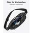 LARKSON Crossbody Bag Damen & Herren Grau Leo - Solveig Small - Umhängetasche im Halbmond Style - Halbrunde Schultertasche - Moon Bag Design - Wasserabweisend