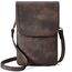 BOSTANTEN Klein Handytasche zum Umhängen, PU Leder Handy Umhängetasche Damen, Handytasche mit Geldbörse zum Umhängen, handtasche damen umhängetasche für Designer Kaffee