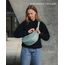 LARKSON Crossbody Bag Damen & Herren Blau - Solveig Medium - Umhängetasche im Halbmond Style - Halbrunde Schultertasche - Moon Bag Design - Wasserabweisend