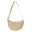 GoPaw Damen Halbmond Crossbody Schultertasche, Hobo Halfmoon Bag, Nylon Crossbody Bag Damen Halbmond Schultertasche mit verstellbarer Schultergurt, Einfarbige(Khaki)