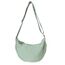 GoPaw Damen Halbmond Crossbody Schultertasche, Hobo Halfmoon Bag, Nylon Crossbody Bag Damen Halbmond Schultertasche mit verstellbarer Schultergurt, Einfarbige(Mintgrün)